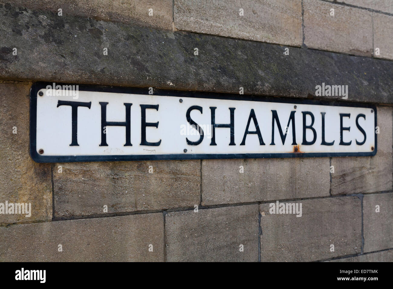 Die Shambles, Bradford upon-Avon Stockfoto