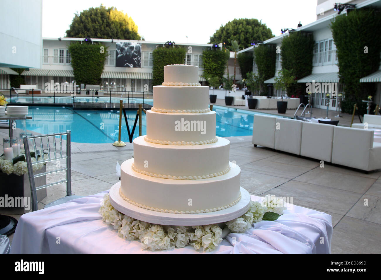 Hilton beherbergt die Hochzeitsfeier von Paul Katami und Jeff Zarrillo mit: Atmosphäre wo: Los Angeles, California, Vereinigte Staaten von Amerika bei: 28. Juni 2014 Stockfoto