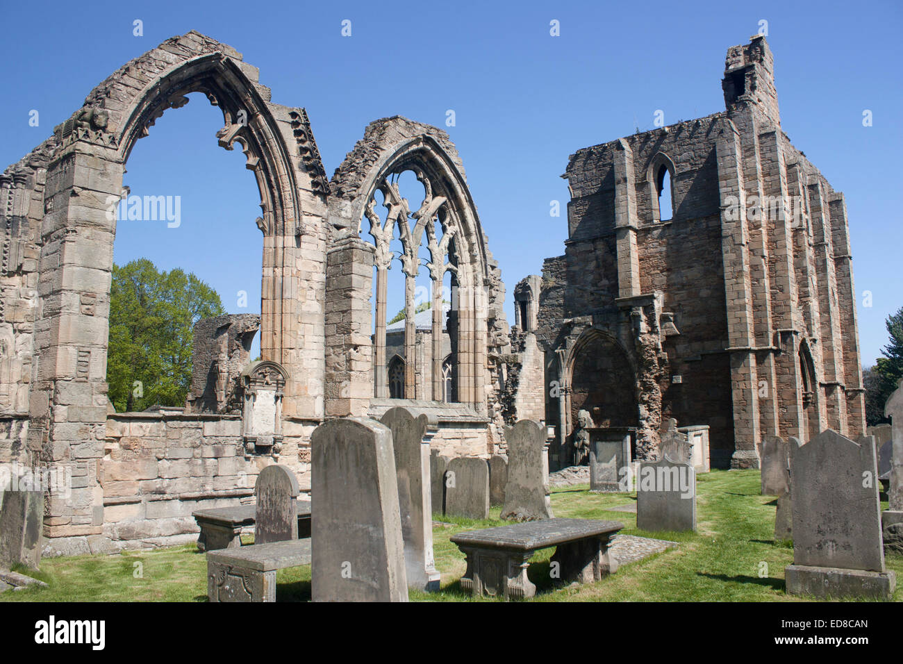 Großbritannien, Schottland, Elgin, Elgin Cathedral Ruinen Stockfoto