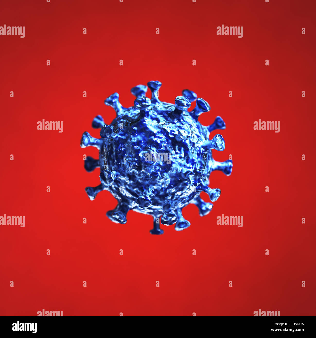 3D Render von Bakterien Virus 3d Konzept Zellenhintergrund Stockfoto