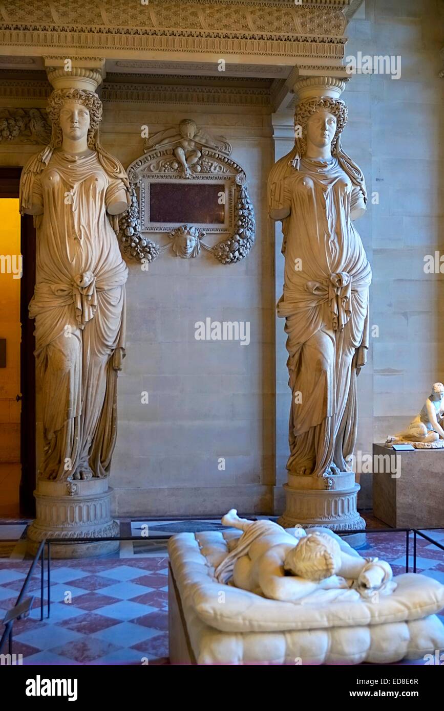 Hermaphroditus schlafen Stockfoto