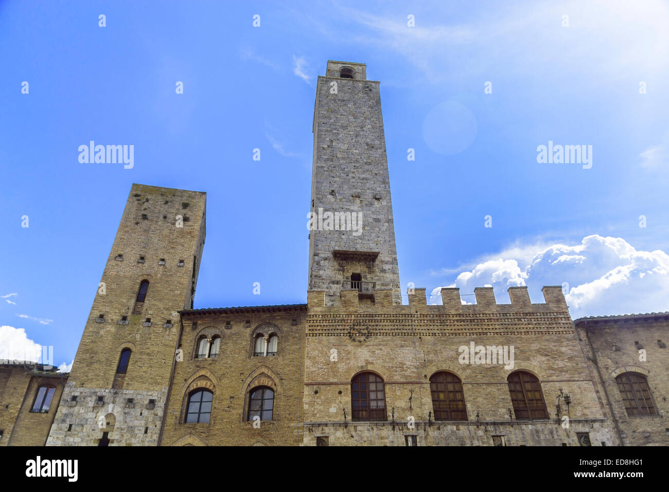 San Gimignano, Italien Stockfoto