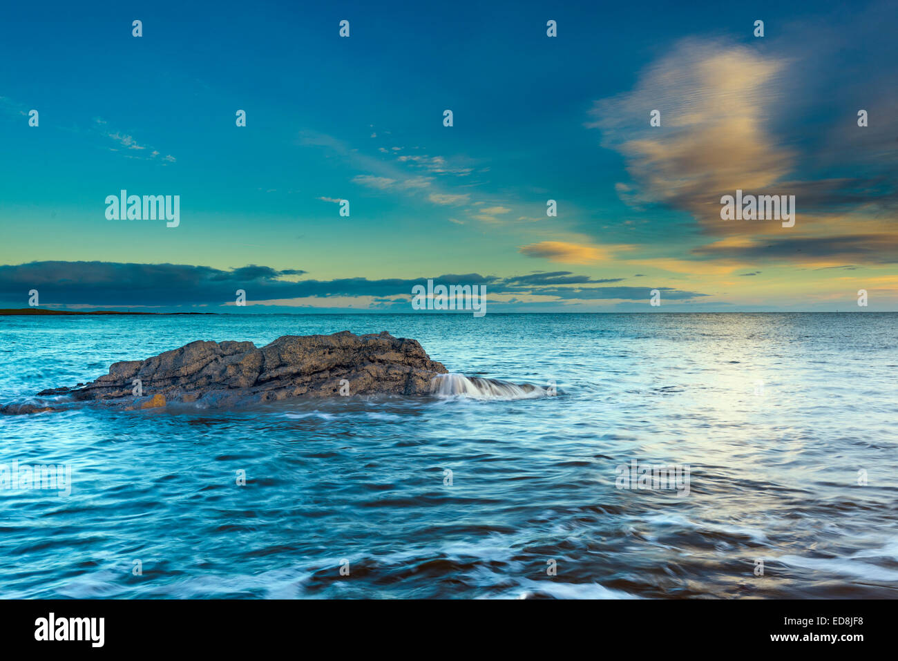 Morgen am Meer Stockfoto