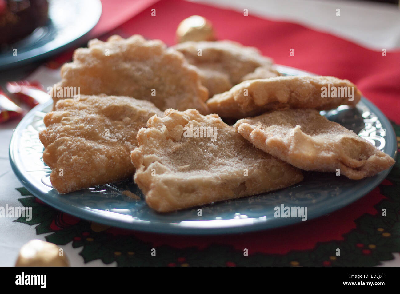 Portugiesische Weihnachten Desserts - azevias Stockfoto