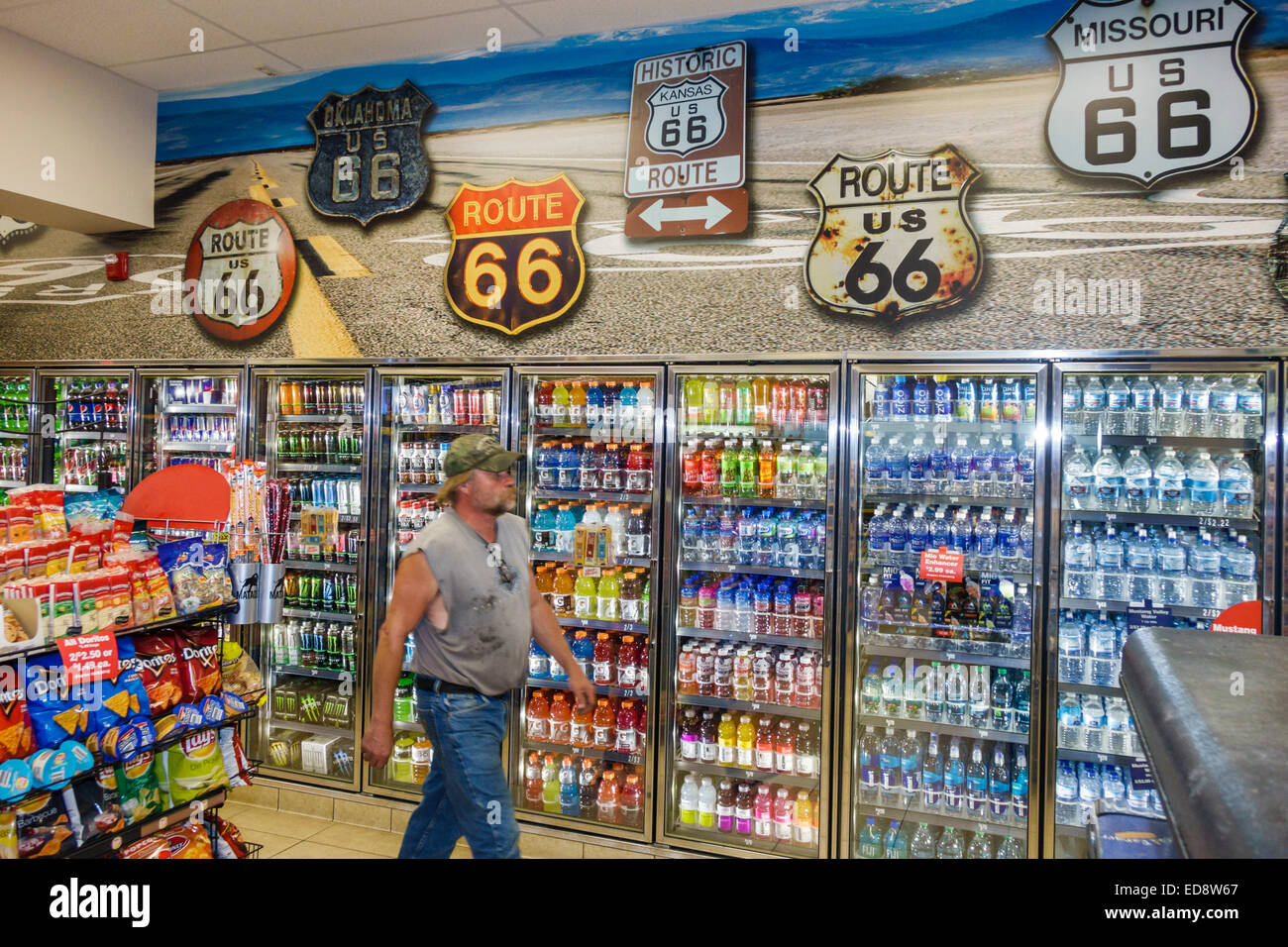 Illinois McLean Historic Route 66 uns 66 Autobahn Interstate 55 Dixie Truck Stop Travel Plaza