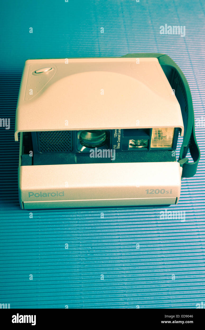 Vintage Foto-Kamera von Polaroid Spectra 1200 Stockfoto