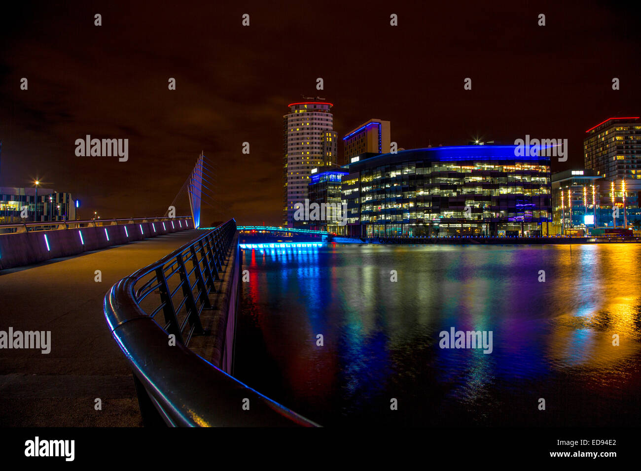 Medienstadt - Salford Quays Stockfoto