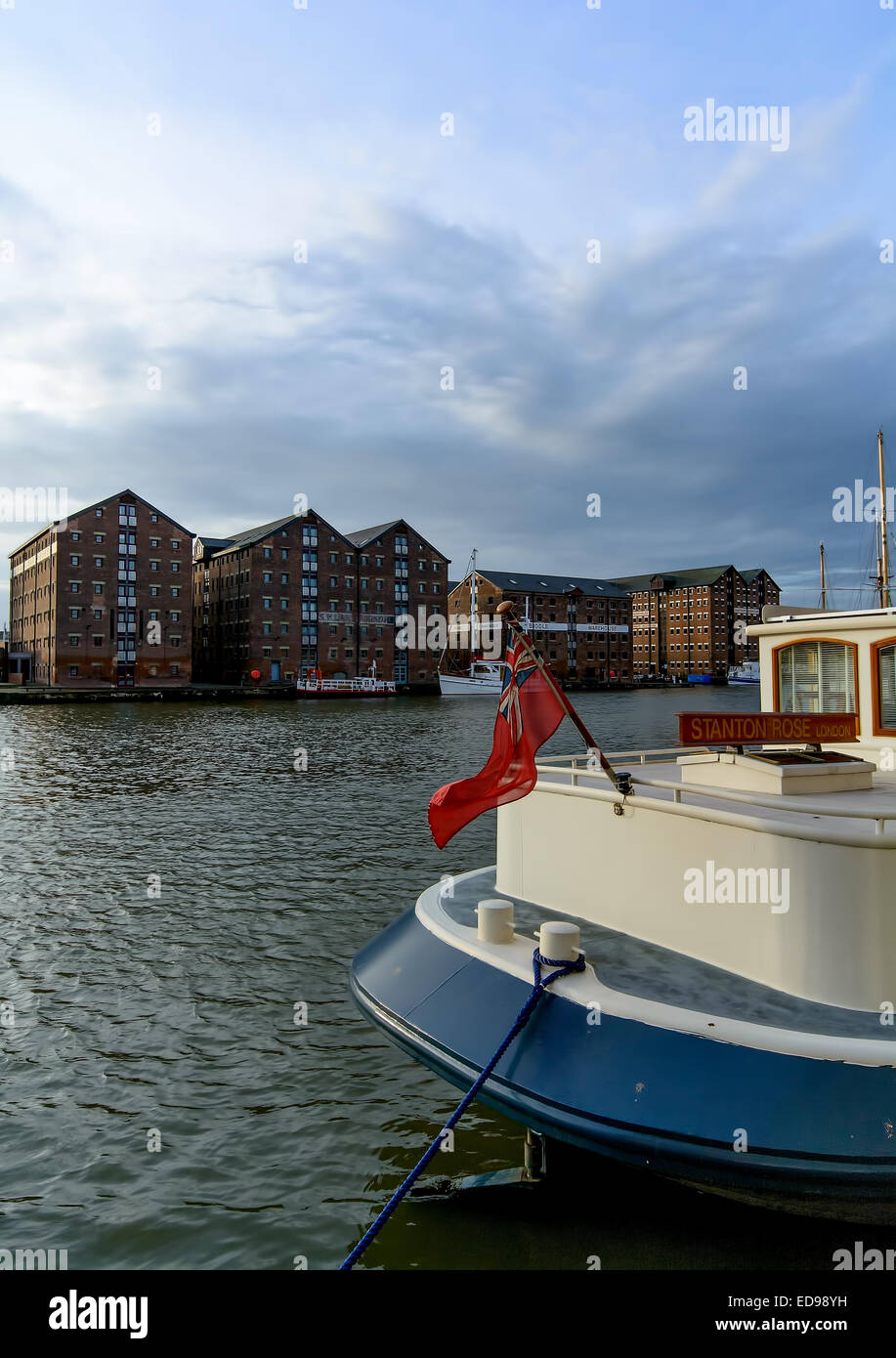 Gloucester Docks, Gloucester Stockfoto