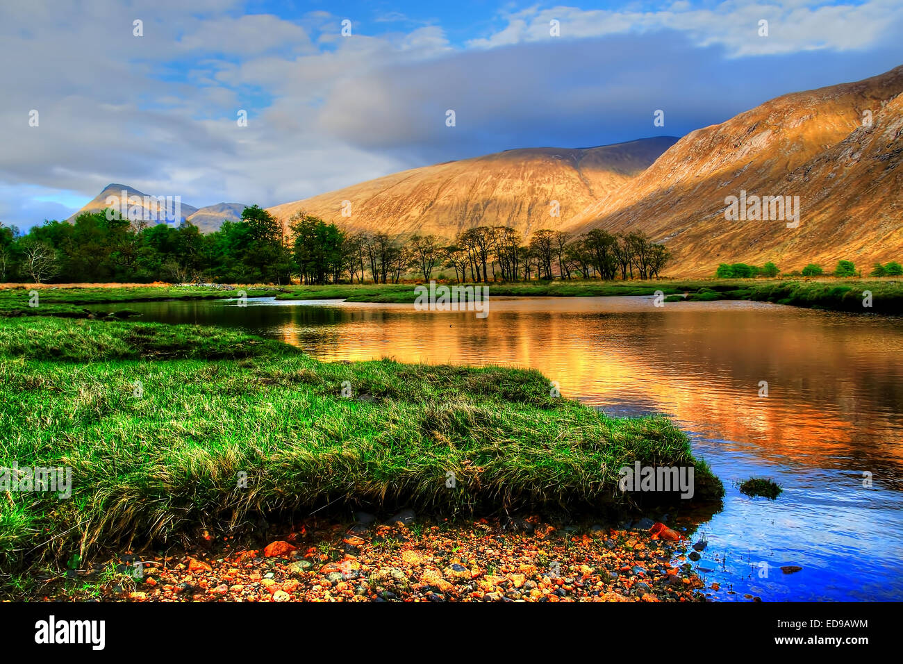 Loch Etive in den Highlands von Schottland Stockfoto