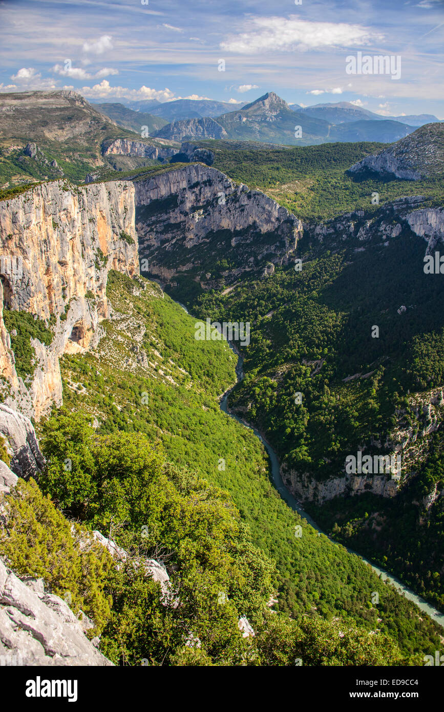 Verdon Schlucht, Südfrankreich, Provence Stockfoto