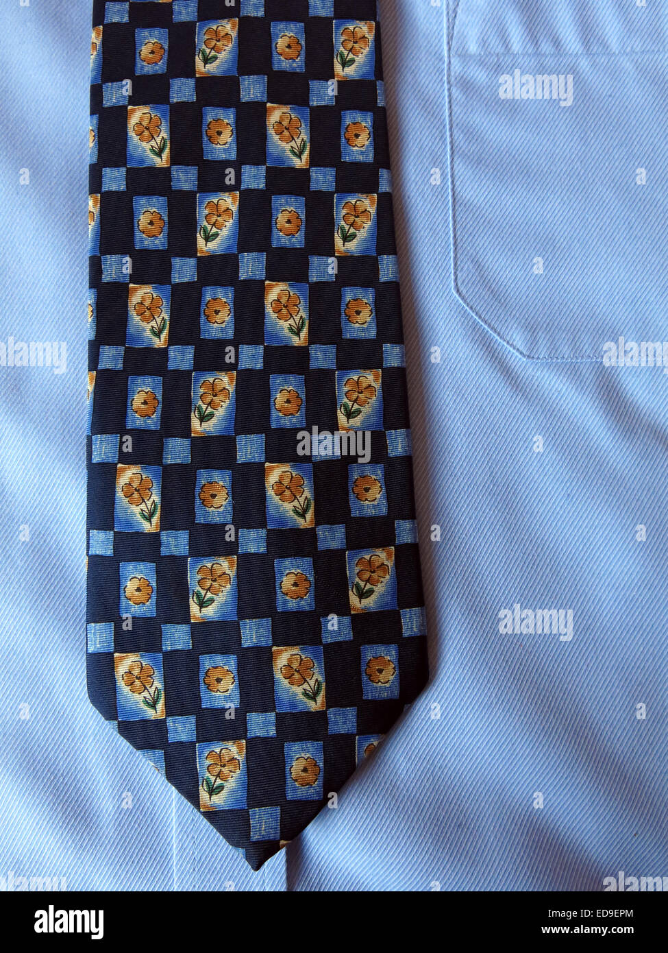 Interessante Oldtimer Krawatte, männliche Antik in Seide Stockfoto