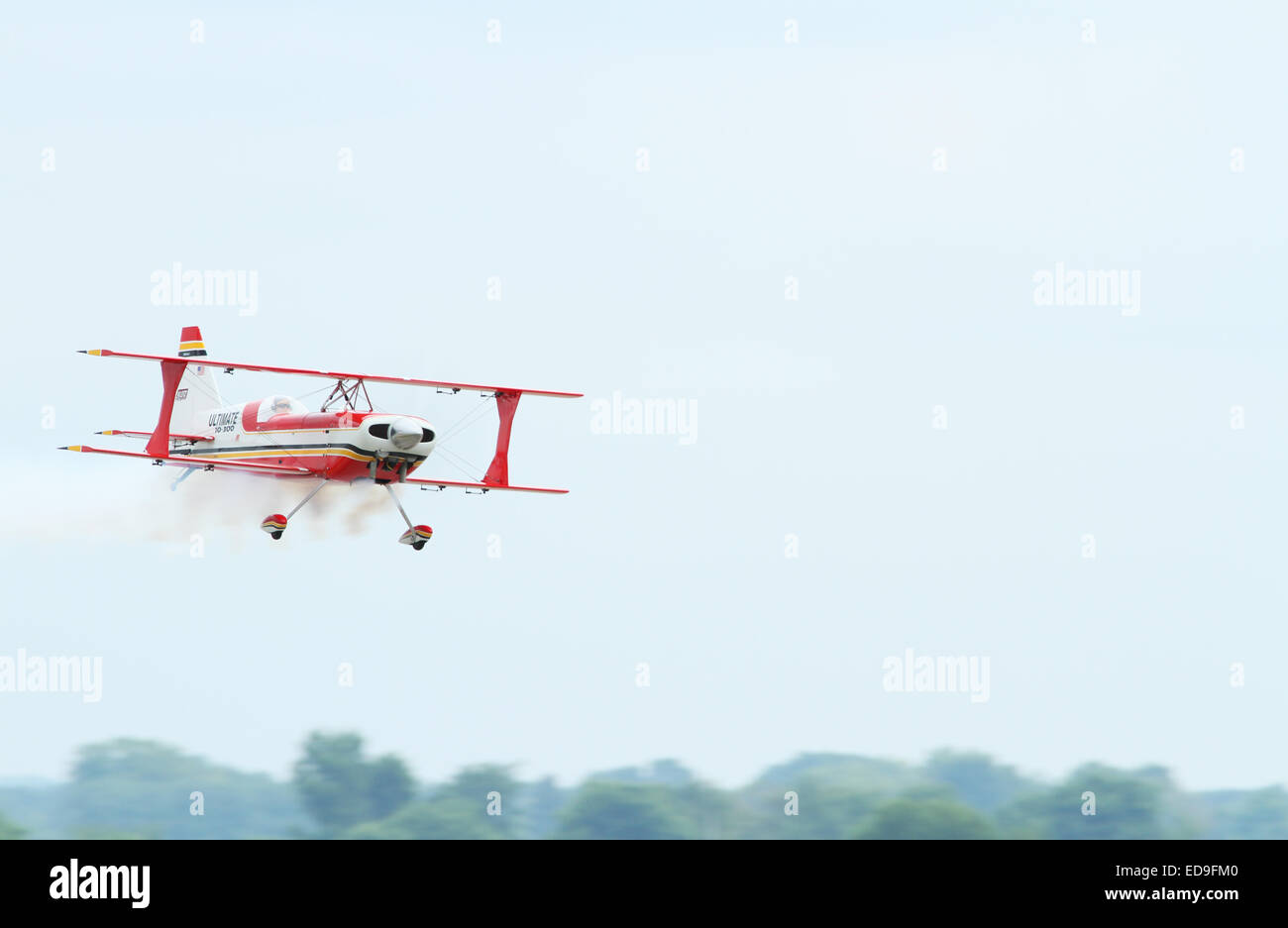 Ultimative 10-300 Modell Radio Steuern Flugzeug. BI-Flugzeug. Barnstorming Karneval, Springfield Beckley Flughafen., Springfield, Ohio, Stockfoto