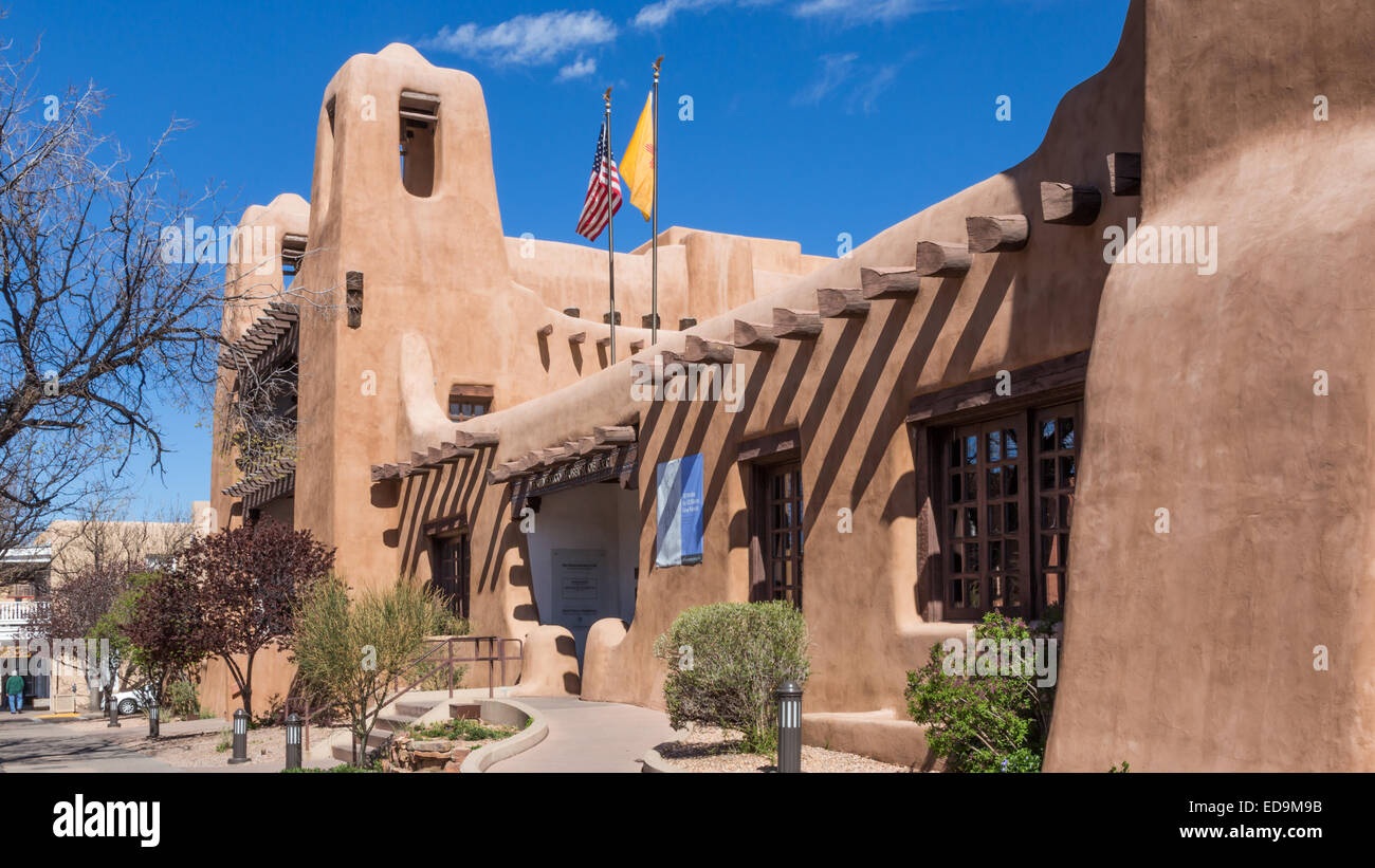 New-Mexico Museum of Art, Santa Fe, New Mexico Stockfoto