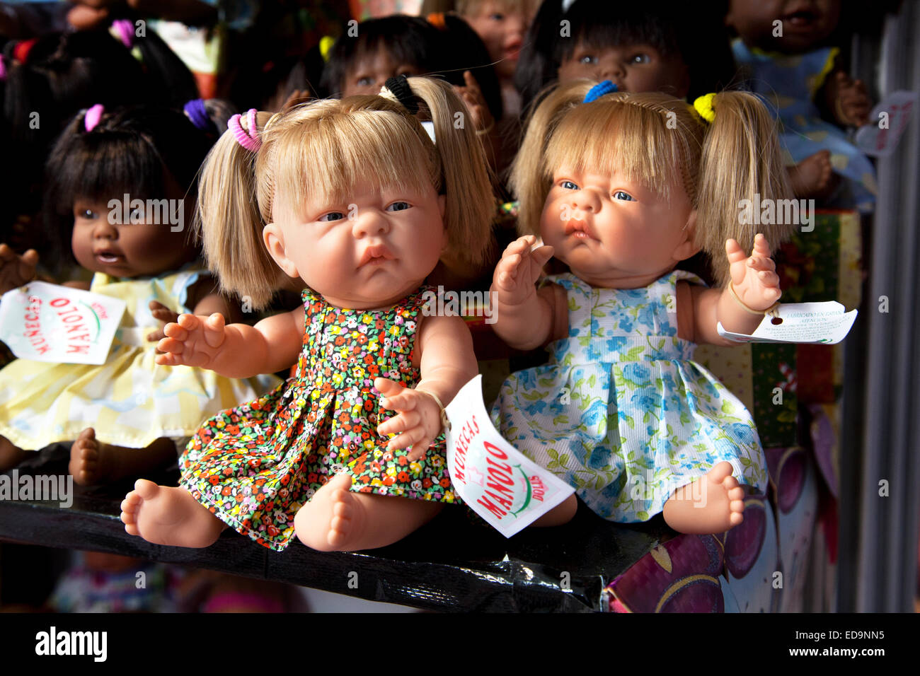 Puppen, Barcelona, Spanien Stockfotografie - Alamy