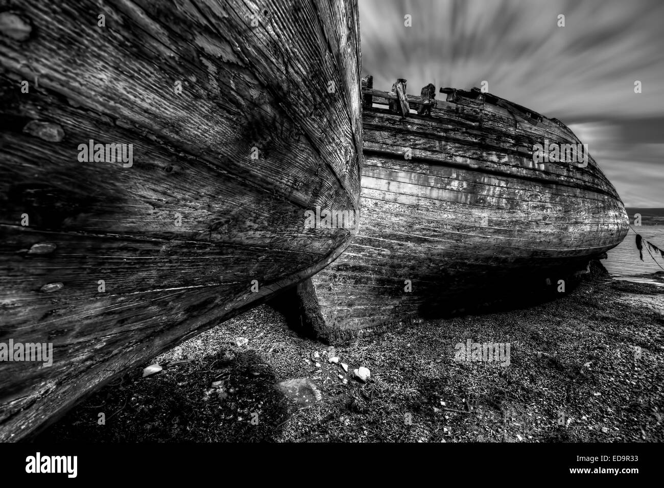 Die Wracks in Salen auf der Isle of Mull, Schottland Stockfoto