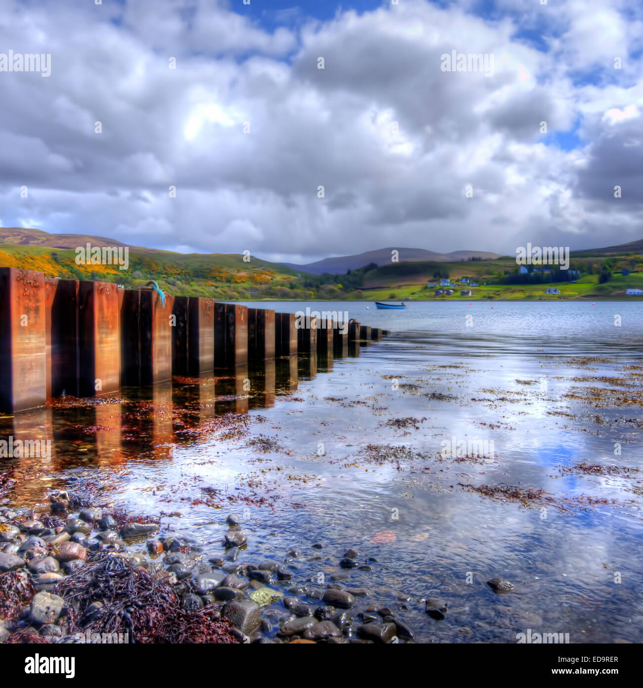 Uig, Isle Of Skye Stockfoto