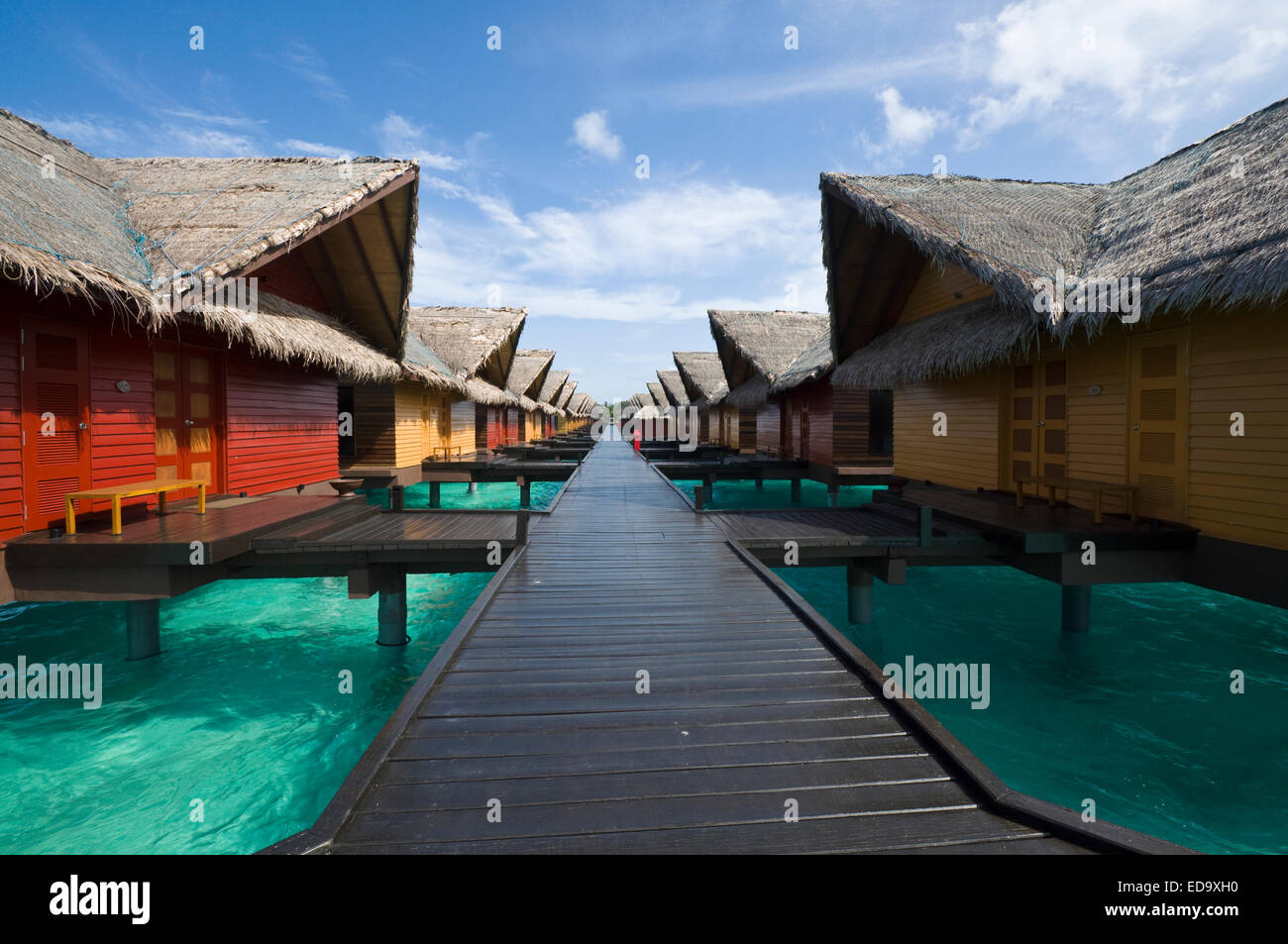 Ocean Villa Am Adaaran Select Hudhuran Fushi Resort Nord Male Atoll Malediven Stockfotografie Alamy