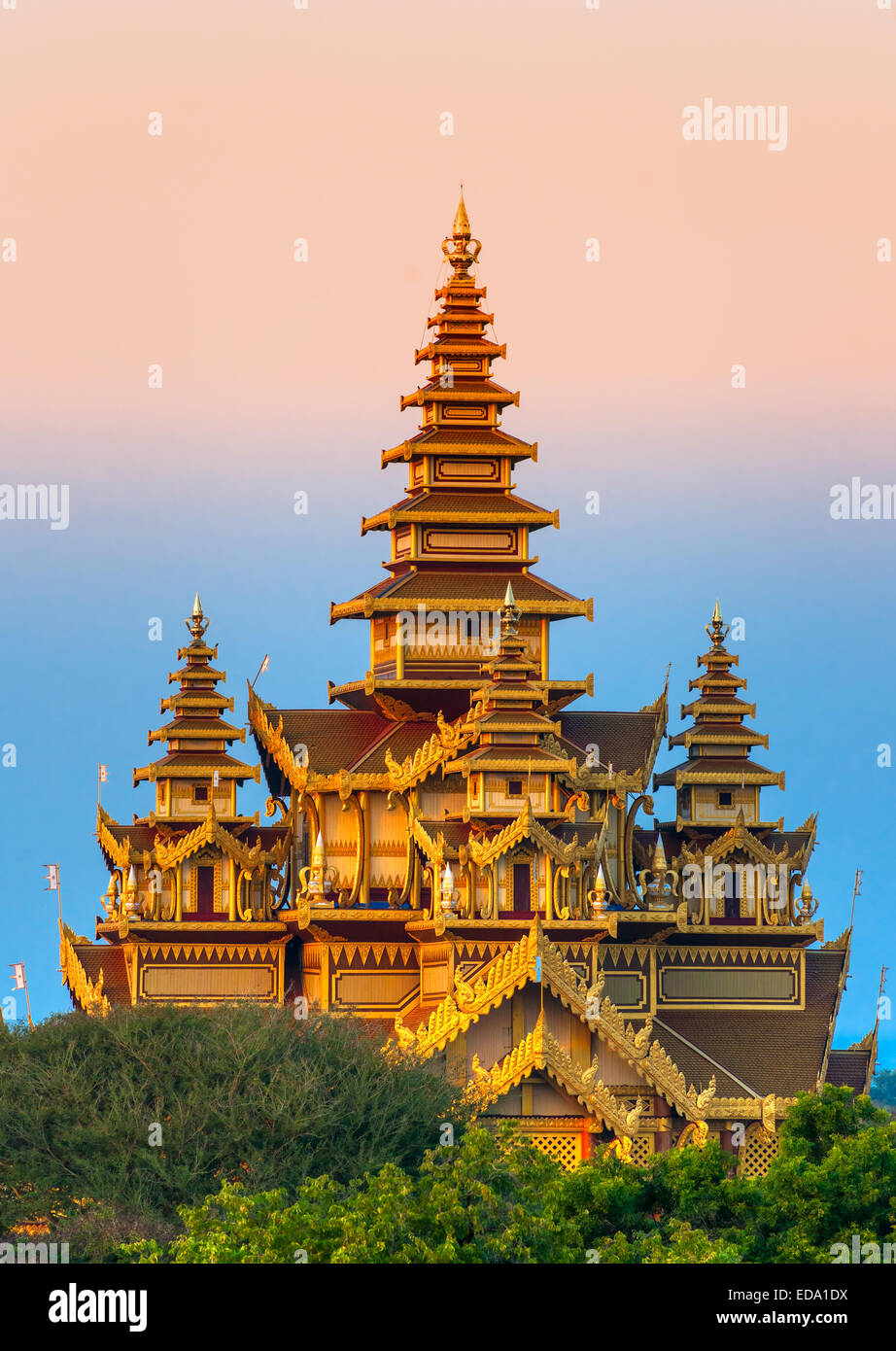 Ananda-Tempel in Bagan, Myanmar. Stockfoto