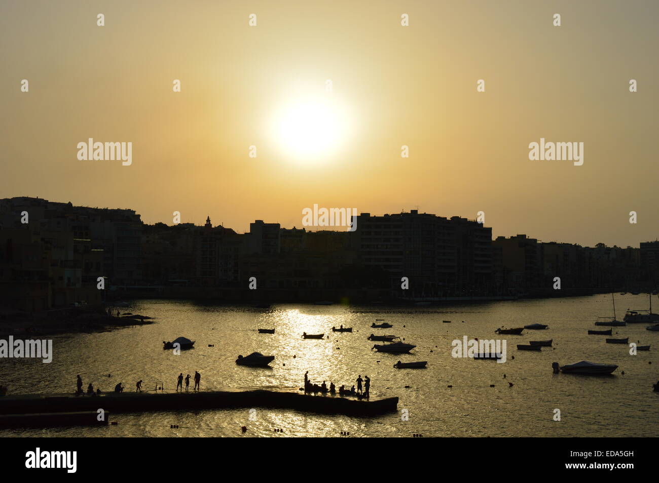 Sonnenuntergang Stockfoto