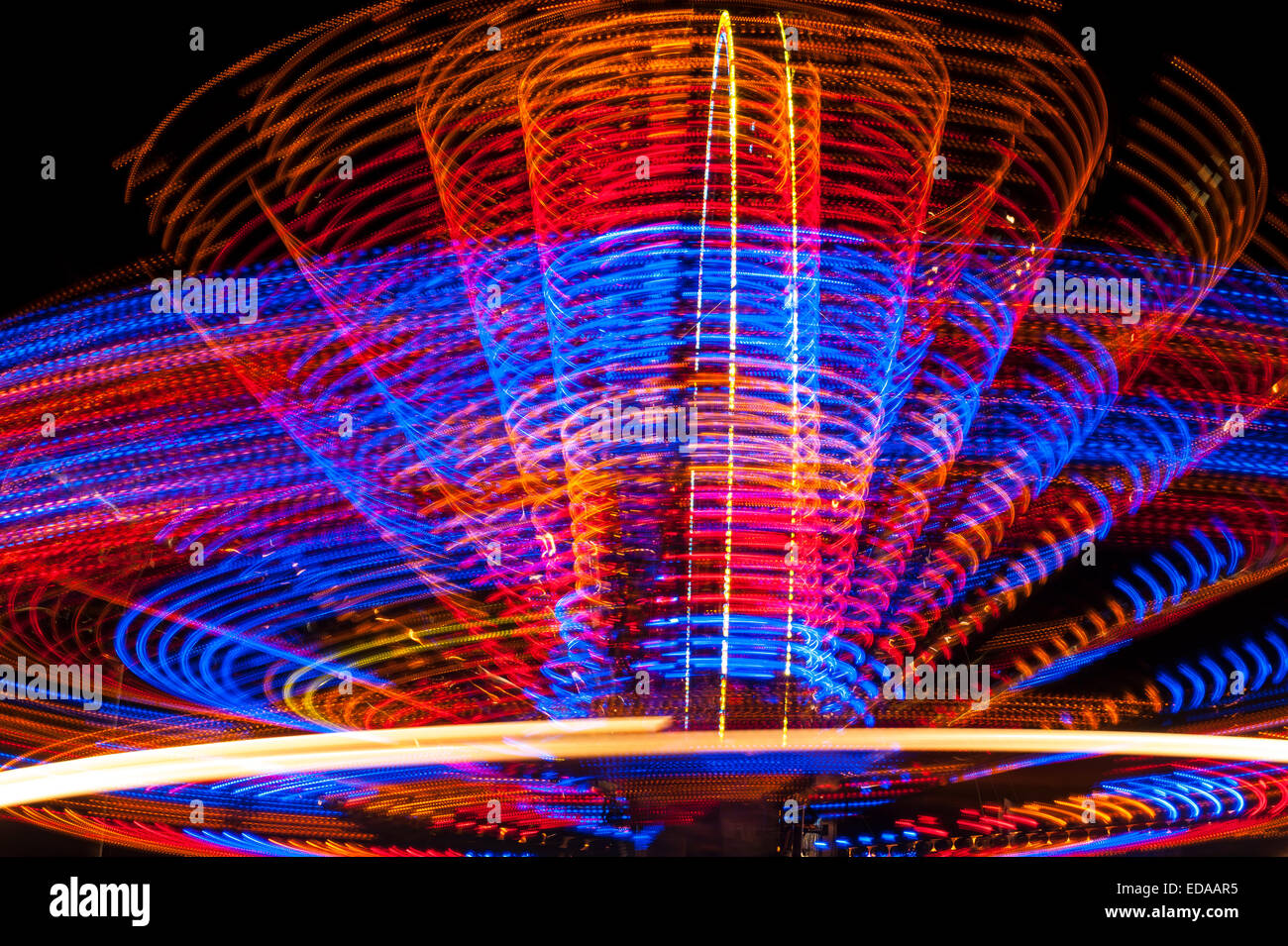 Evergreen State Fair mit Riesenrad Stockfoto