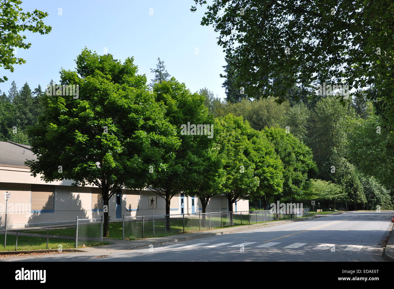 Eine Seite des Gebäude Ansicht Stockfoto