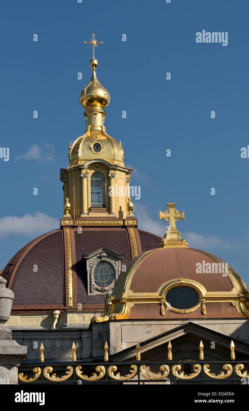 Kuppel des Peter und Paul Kathedrale in Sankt-Petersburg, Russland Stockfoto