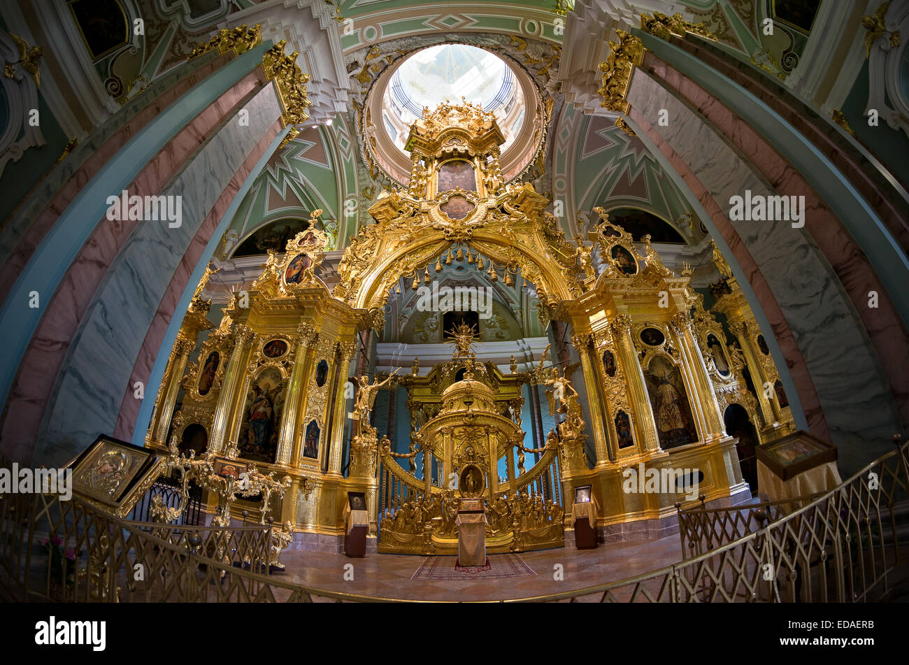 Peter und Paul Kathedrale in Sankt-Petersburg, Russland Stockfoto
