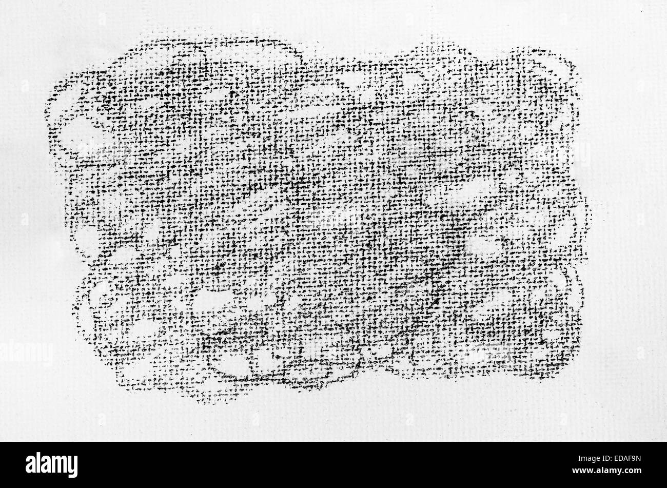 Bleistift-Zeichnungen auf weißem Papier Stockfoto
