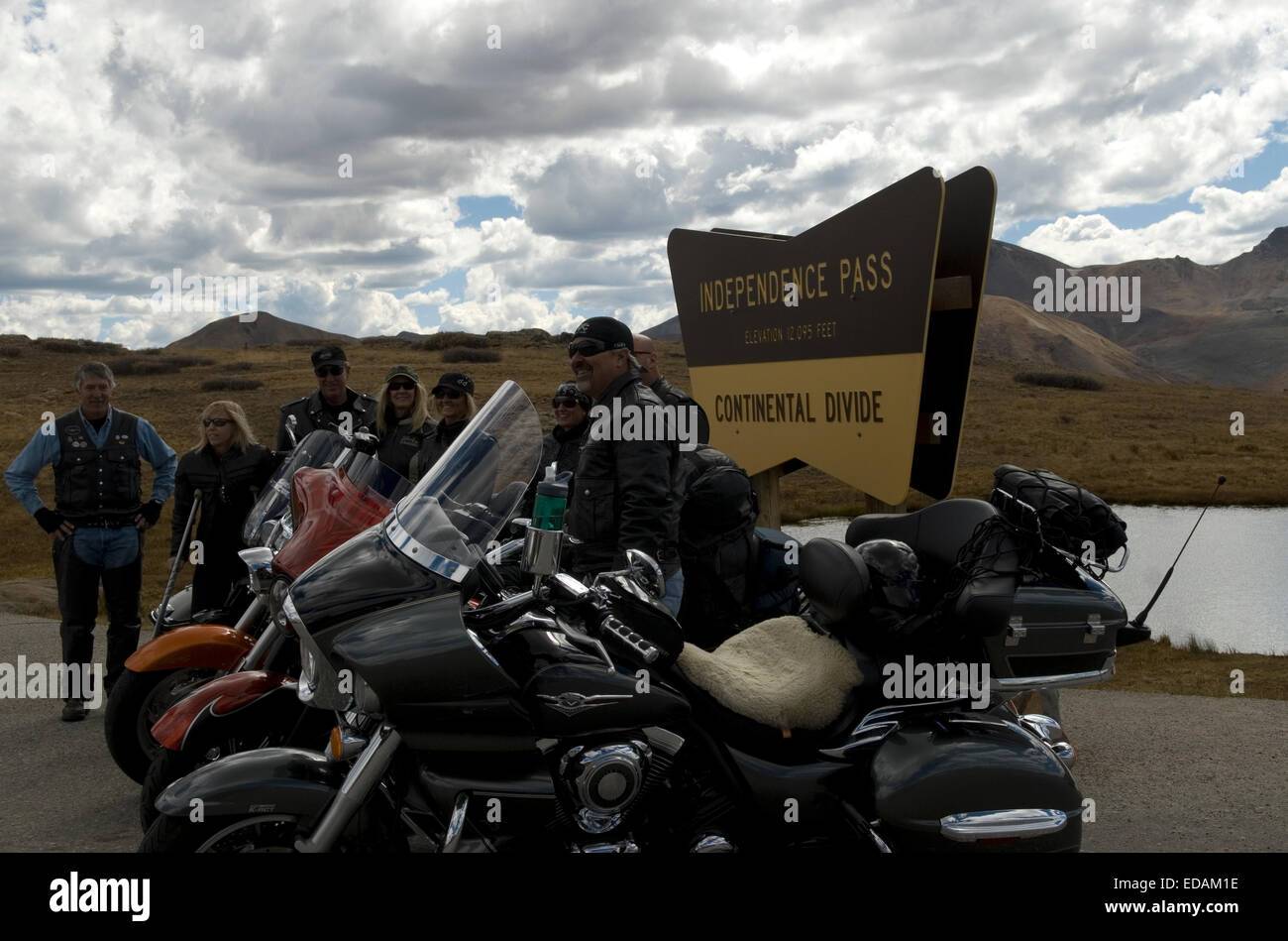 Independence Pass Colorado USA. Stockfoto