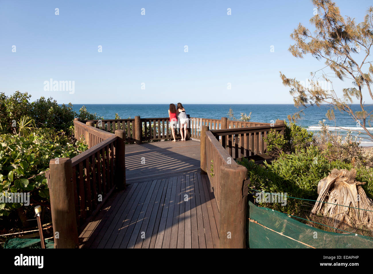 Ansicht in Rainbow Beach, Queensland, Australien Stockfoto
