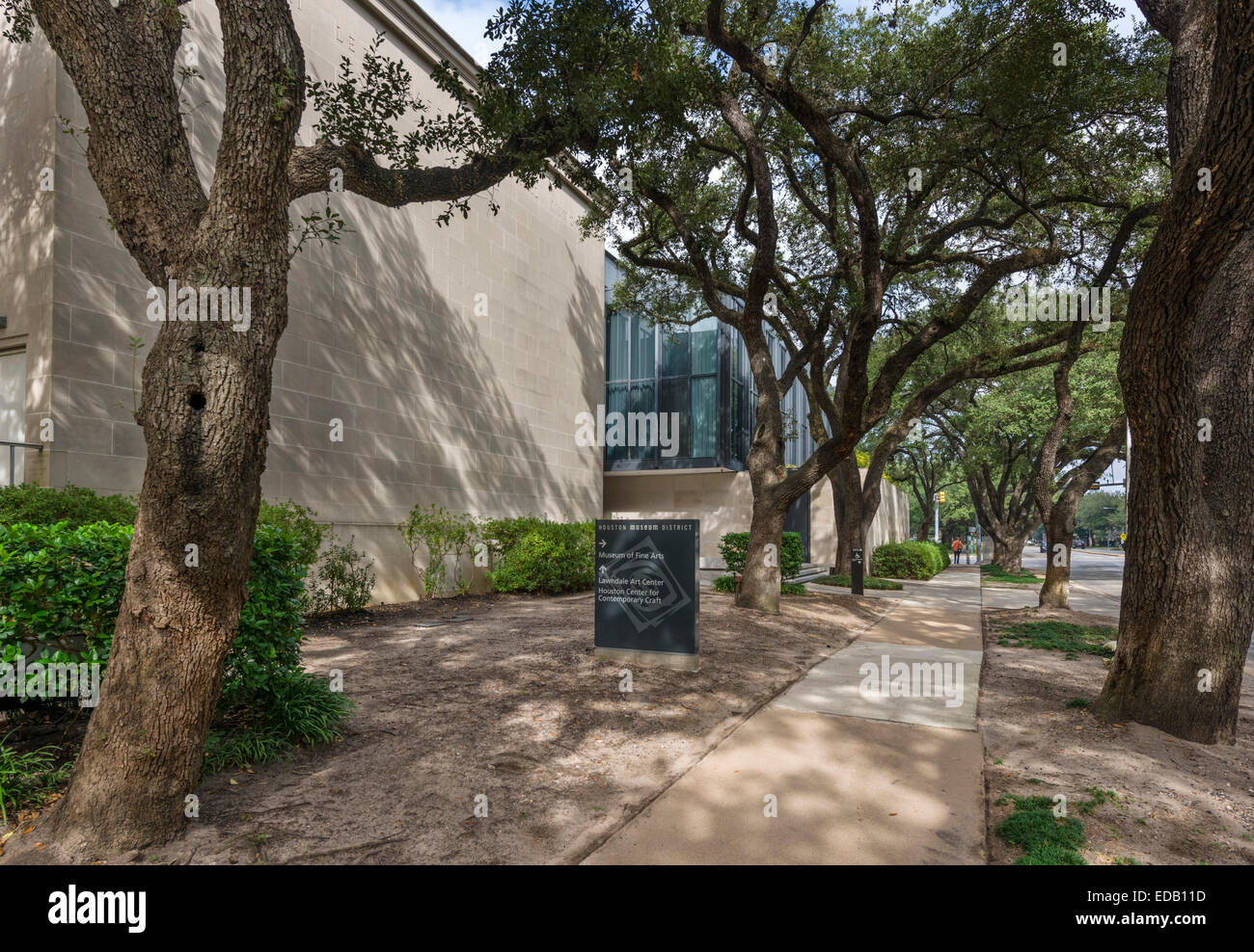 Die Caroline Wiess Law Building im Museum of Fine Arts, Hauptstraße, Museumsviertel, Houston, Texas, USA Stockfoto