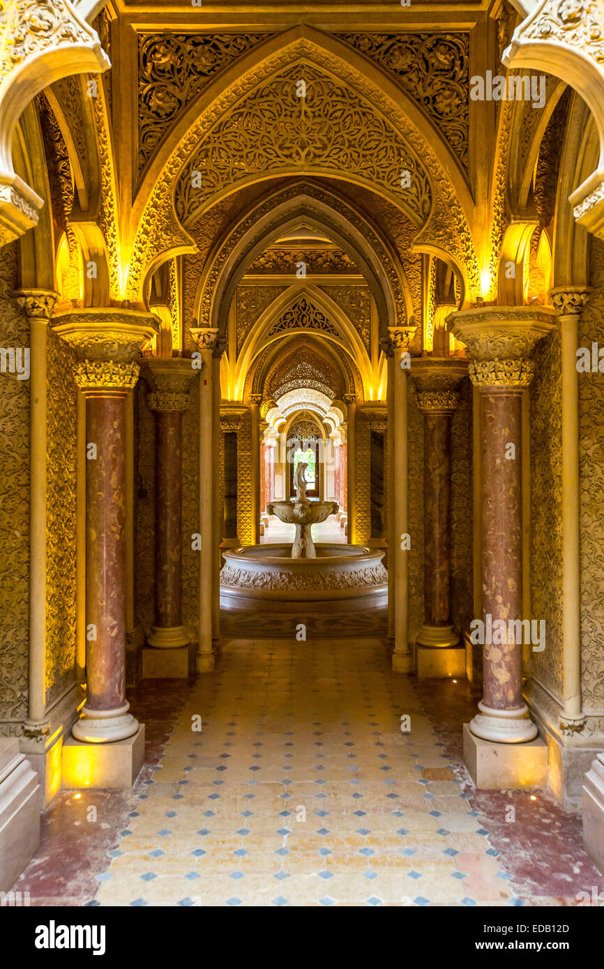 Monserrate Palace in Sintra Lissabon Portugal Stockfoto