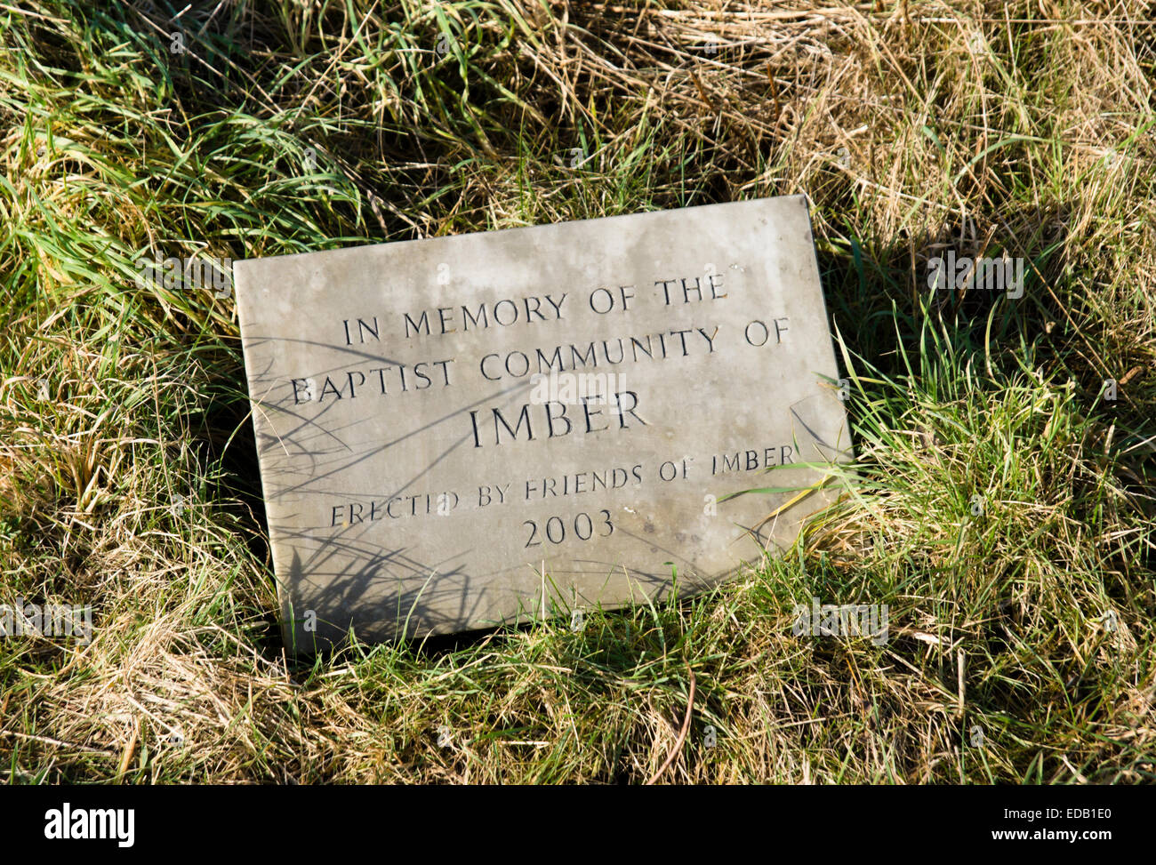 IImber Dorf Salisbury Plain Wiltshire England UK... Genommen von der Armee für die Ausbildung in 1943 und kehrte nie zurück. Stockfoto