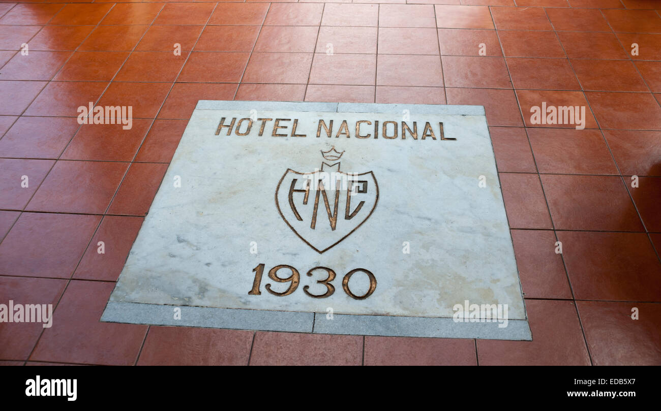 1930 Hotel Nacional de Cuba, Havanna Wahrzeichen, Nationaldenkmal, Geschichte, Kultur, kubanische Identität. Architektur der 30er Jahre. Unesco-Weltkulturerbe. Stockfoto