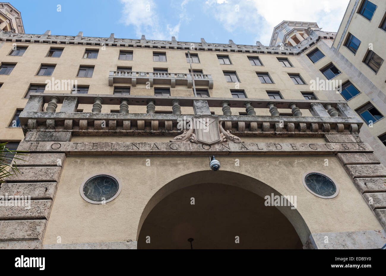 1930 Hotel Nacional de Cuba, Havanna Wahrzeichen, Nationaldenkmal, Geschichte, Kultur, kubanische Identität. Architektur der 30er Jahre. Unesco-Weltkulturerbe. Stockfoto