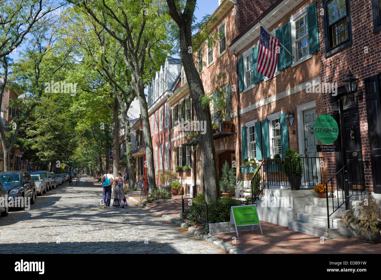 Historische Viertel, Philadelphia, Pennsylvania Stockfoto