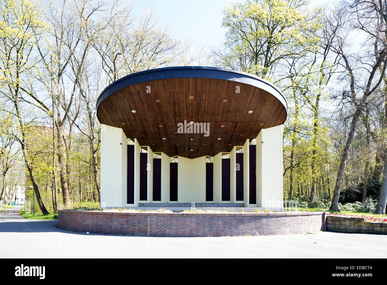 Musikpavillon im Kurpark, Wilhelmshaven, Niedersachsen, Deutschland Stockfoto