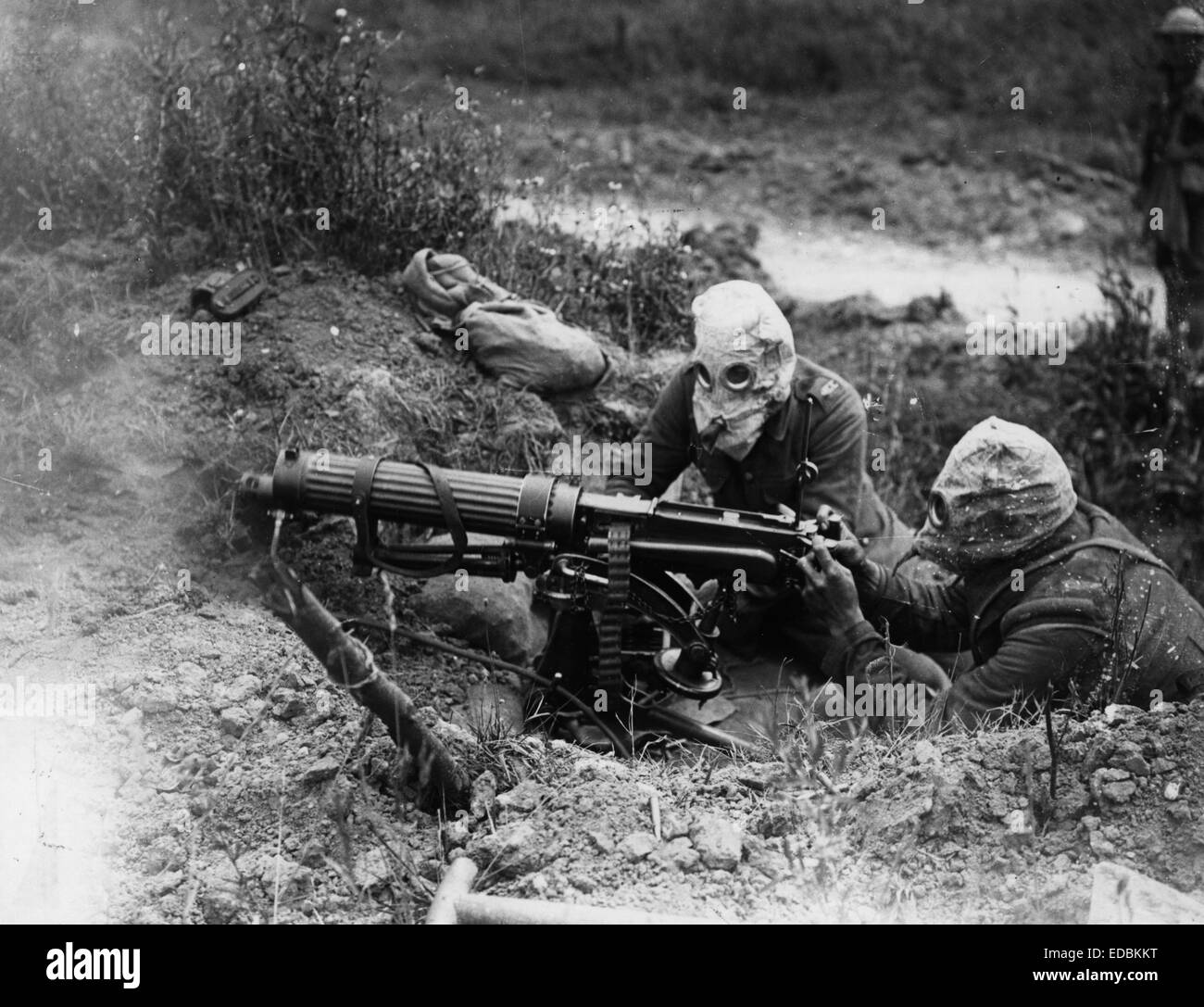 Kämpfe an der Somme. Stockfoto