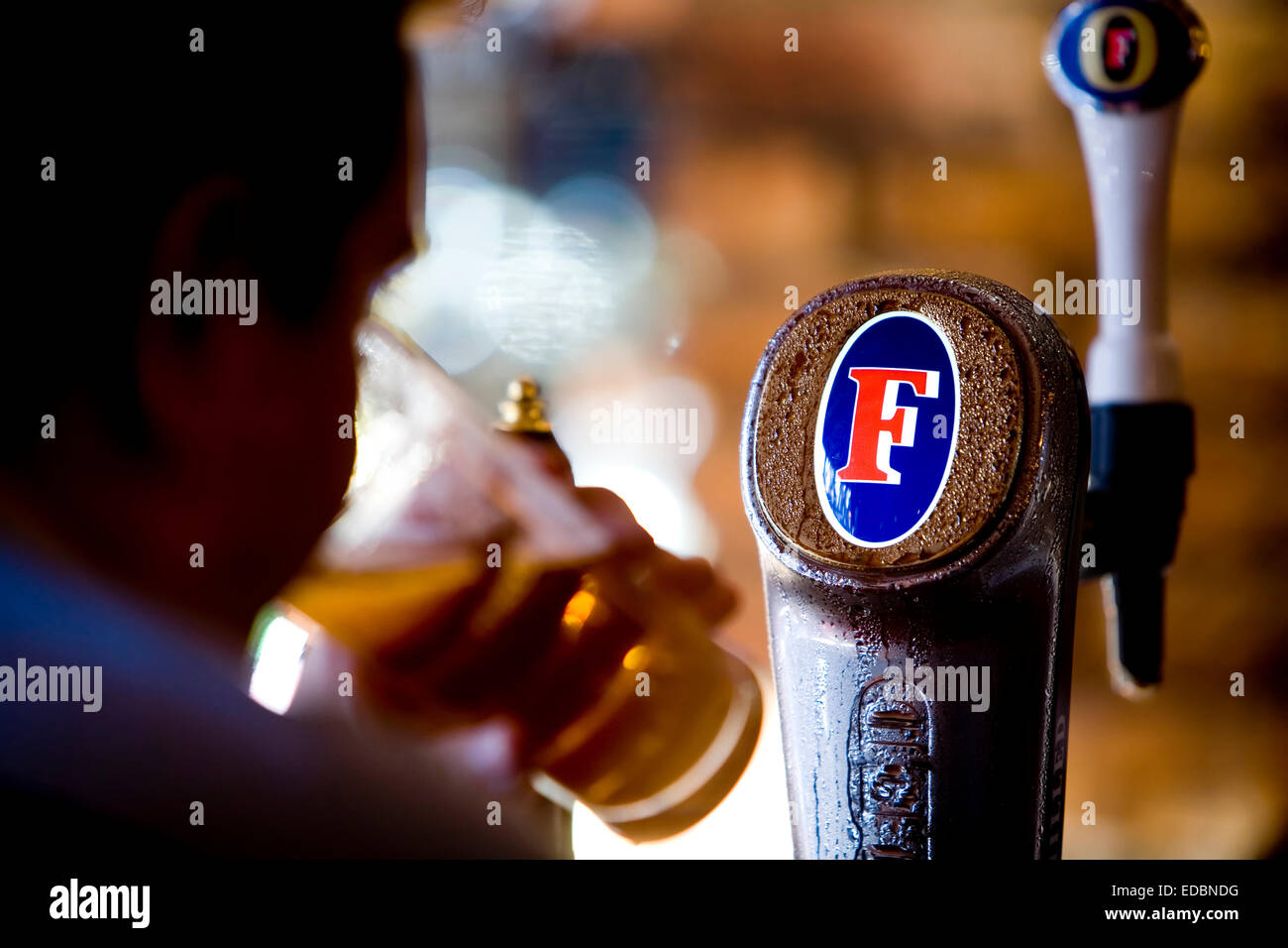 Anschauliches Bild von Fosters Lager. Stockfoto