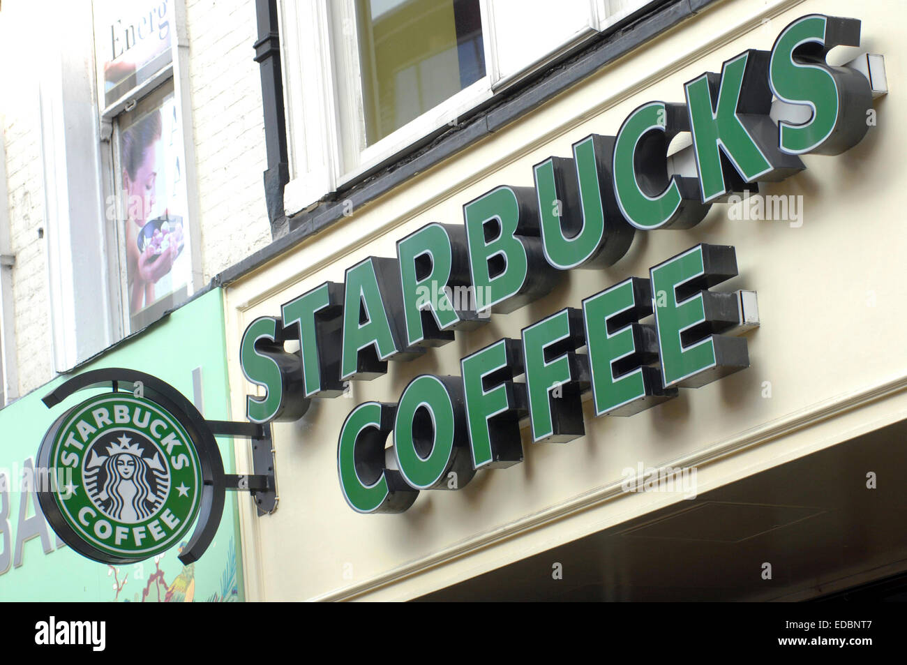 Starbucks Coffee-Shop. Stockfoto