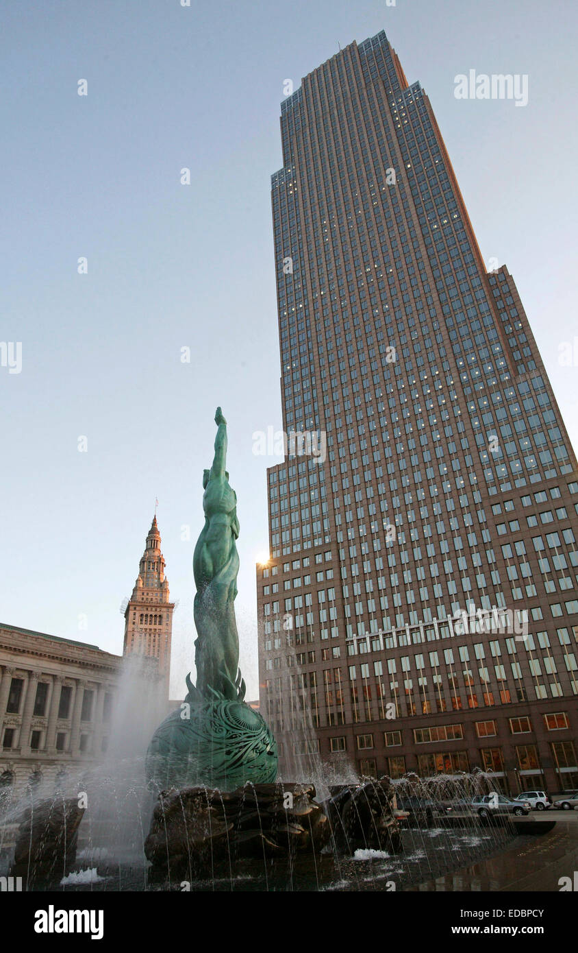 Der Schlüssel-Turm in Cleveland, Ohio. Stockfoto