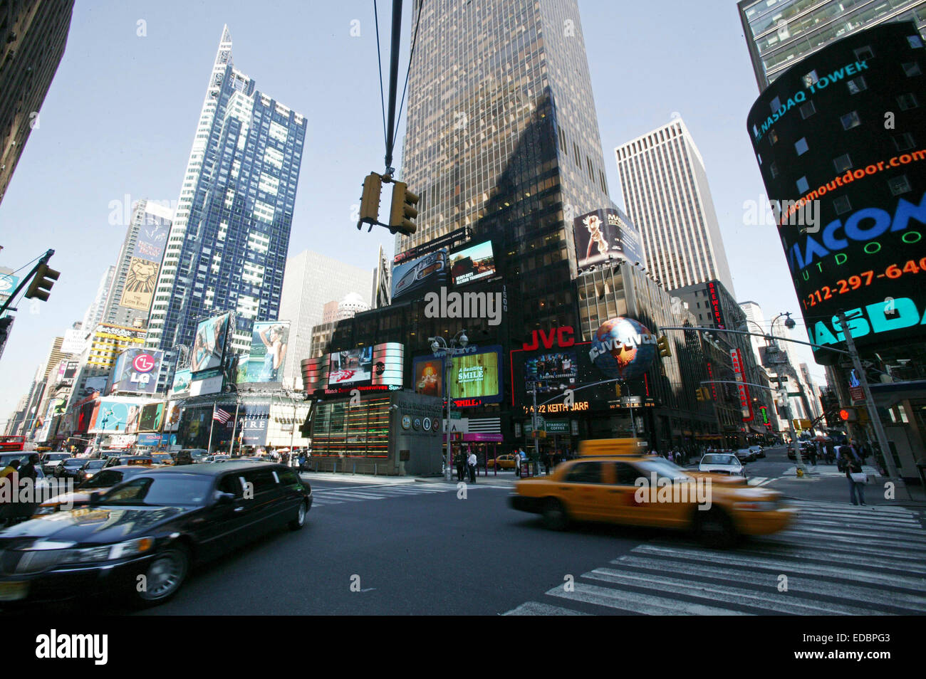New York, NY. Times Square Manhattan. Stockfoto