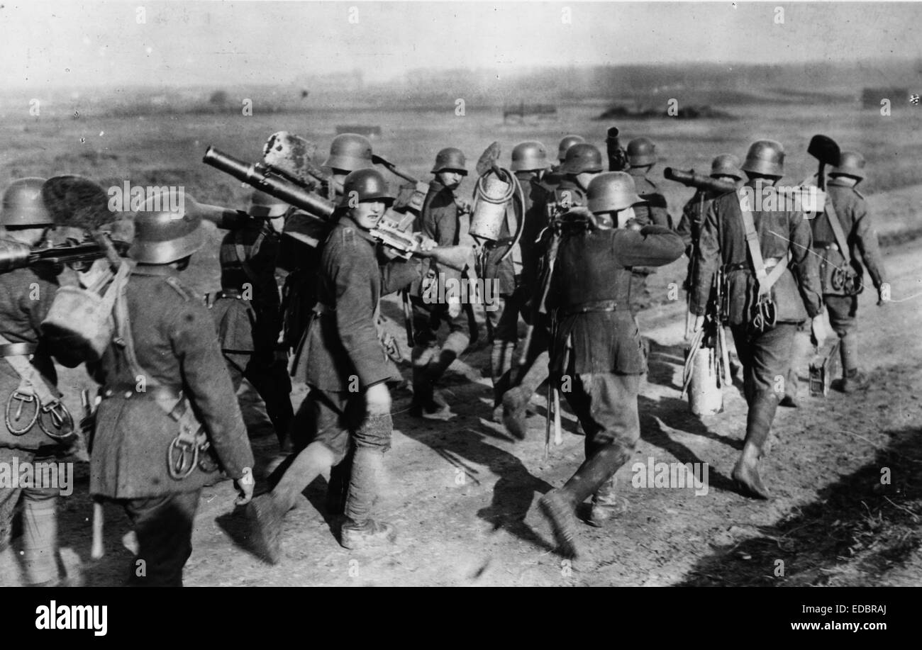 Westfront, Deutschland - Frankreich, 1916. Stockfoto