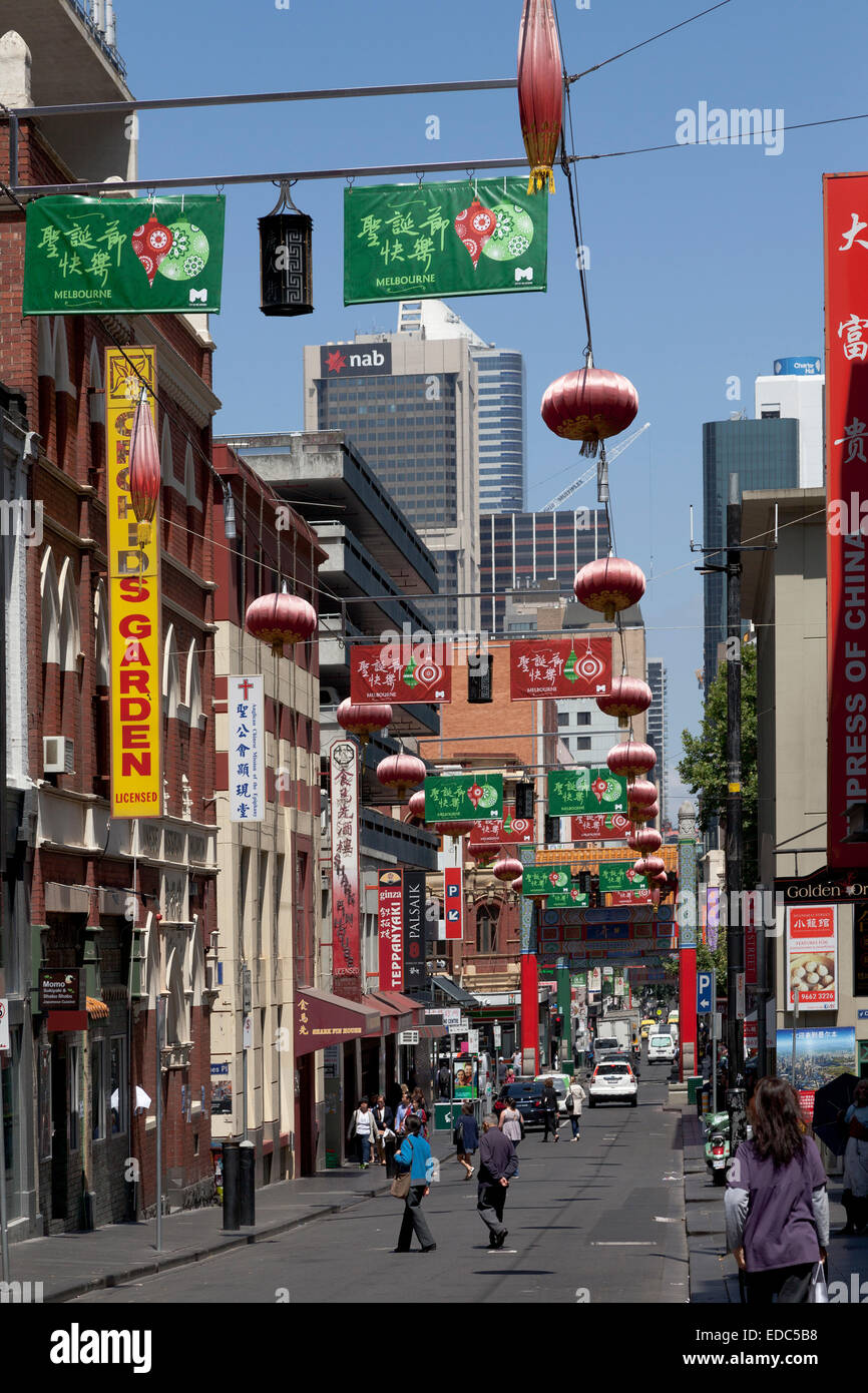 Chinatown in Melbourne, Australien Stockfoto