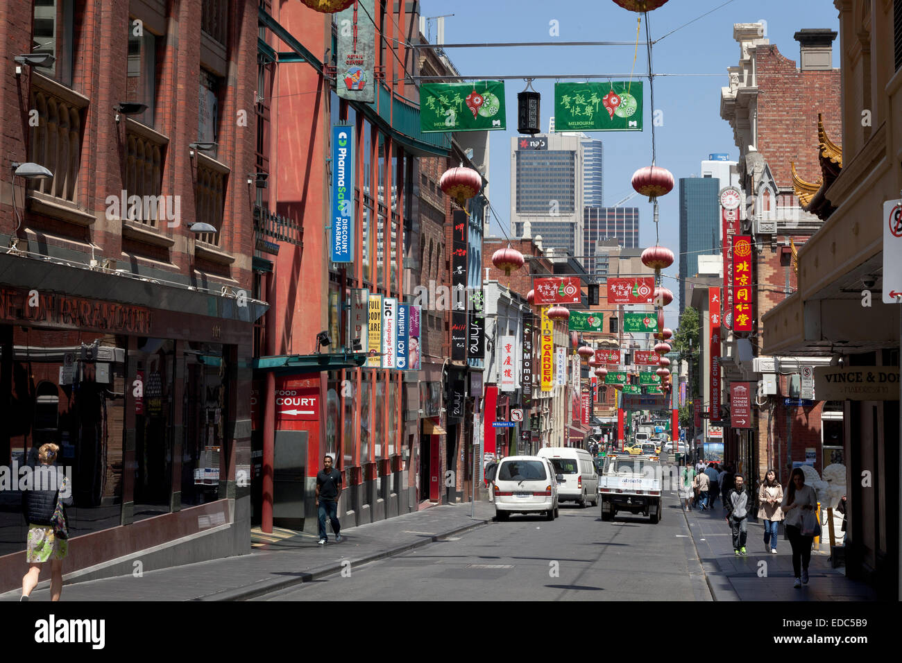 Chinatown in Melbourne, Australien Stockfoto