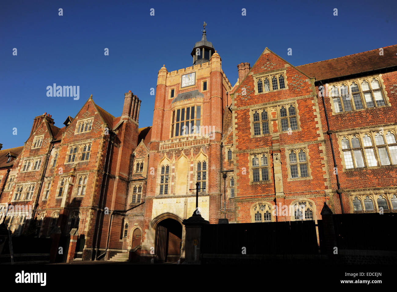 Brighton College mit seinem neuen Glockenturm in Eastern Road Brighton UK Stockfoto