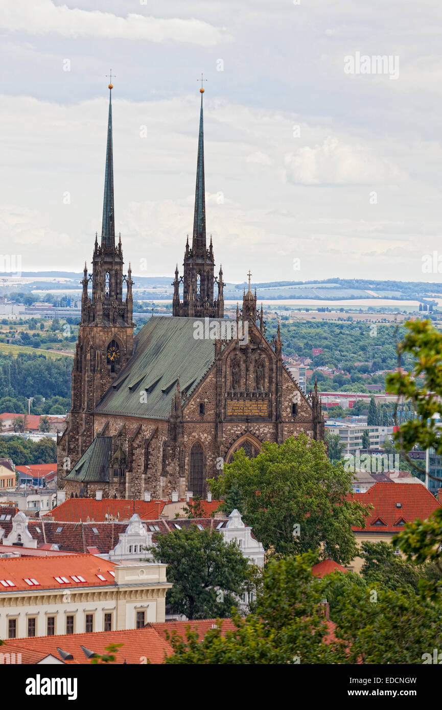 Tempel Heiligen Peter und Pavel in Brünn, Tschechien Stockfoto