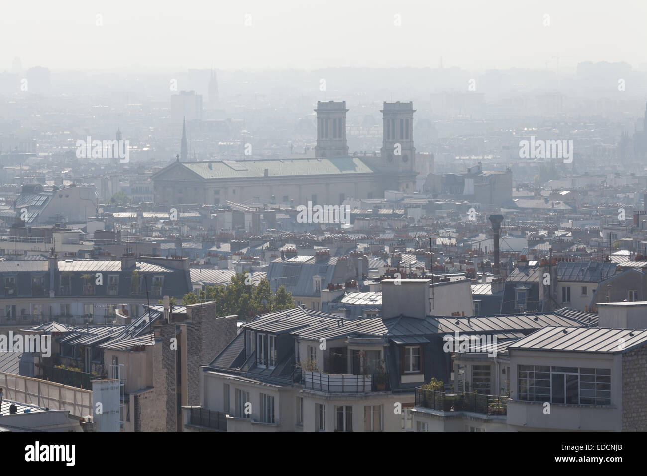 Blick vom Montmartre, Paris, Frankreich. Stockfoto
