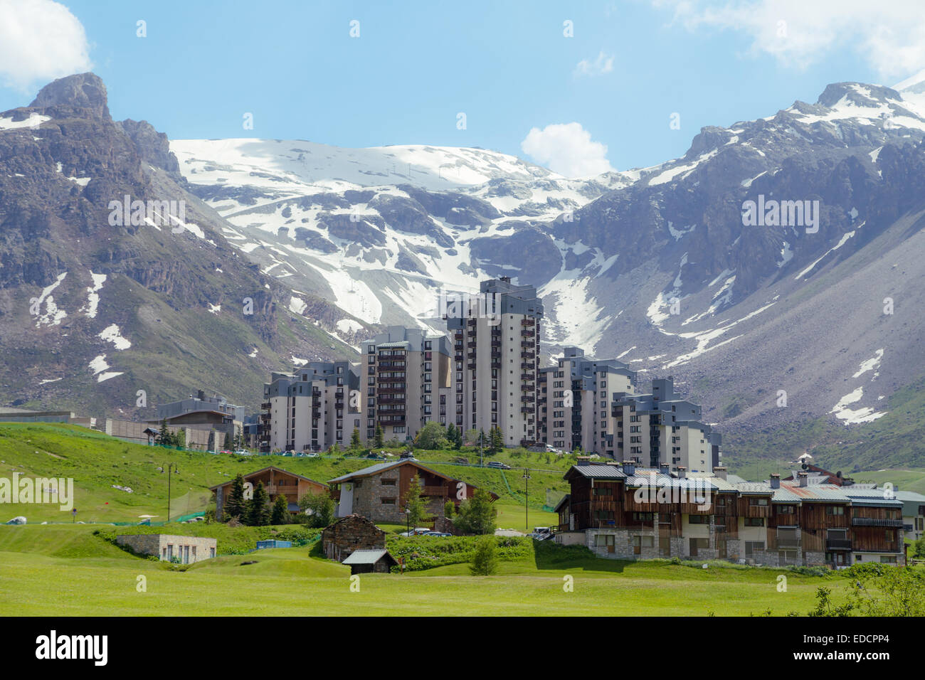 Val Claret Sommer. Stockfoto