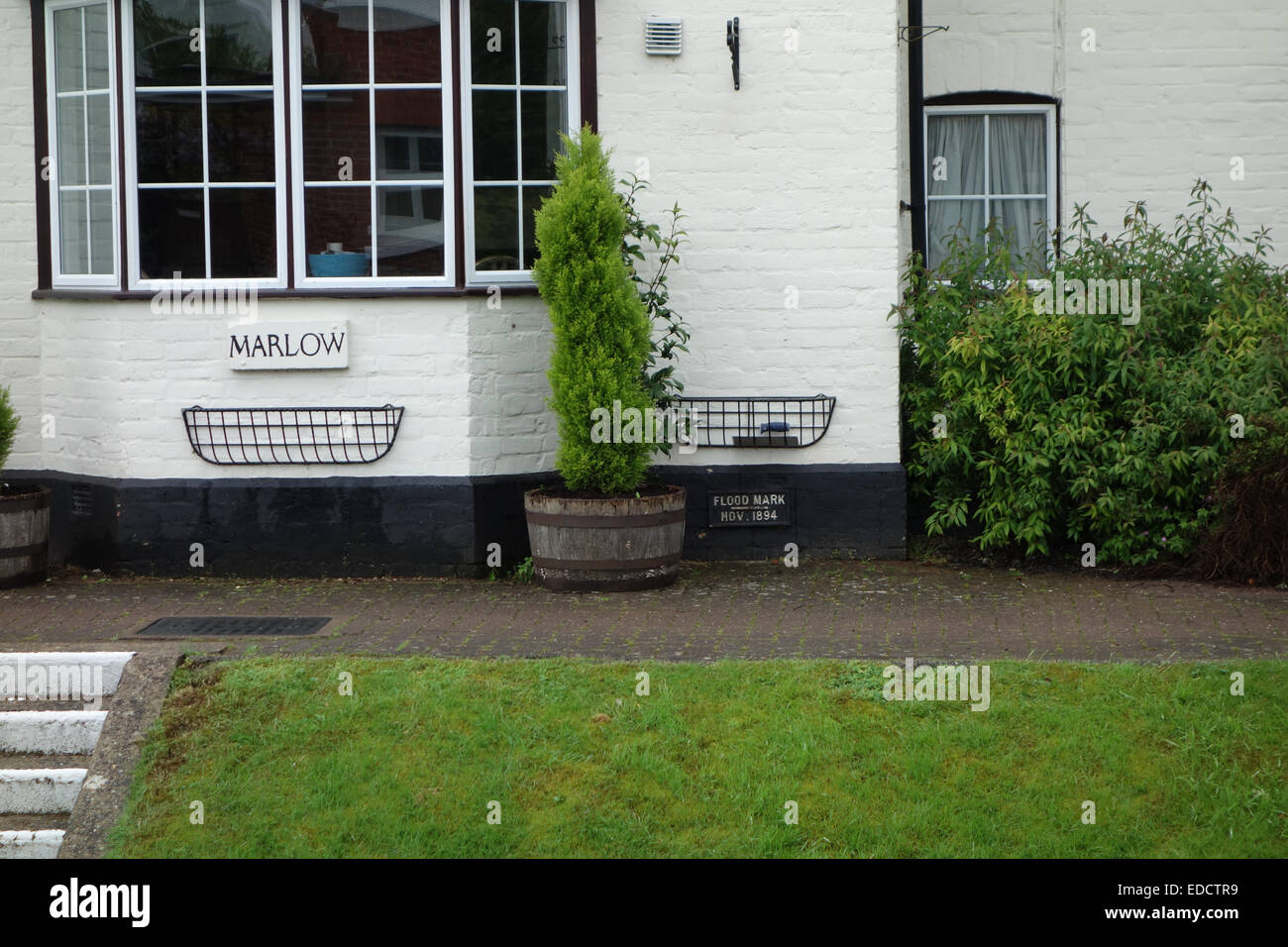 Marlow (historisch große Marlow oder Chipping Marlow) ist eine Stadt Andcivil Gemeinde Gerichtsbezirks Wycombe in South Buckinghamshire Stockfoto